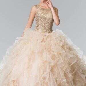 Illusion Sweetheart Neck Lace Prom Dress GSGL2208